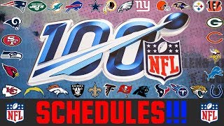 2019 NFL Schedule Breakdown For Every Team - Which NFL Teams Have The Hardest &