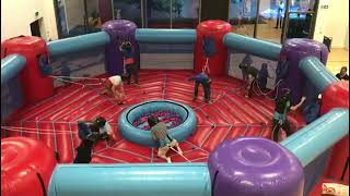 Inflatable hungry hippo game hire