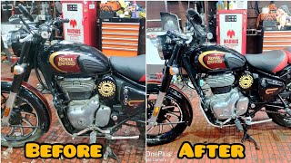 Royal Enfield Classic 350  polishing and engine polish @royalenfield