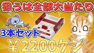 【ゲーム福袋】ファミコン3本2200円くじで爆アドを狙え【アソビフロンティア】