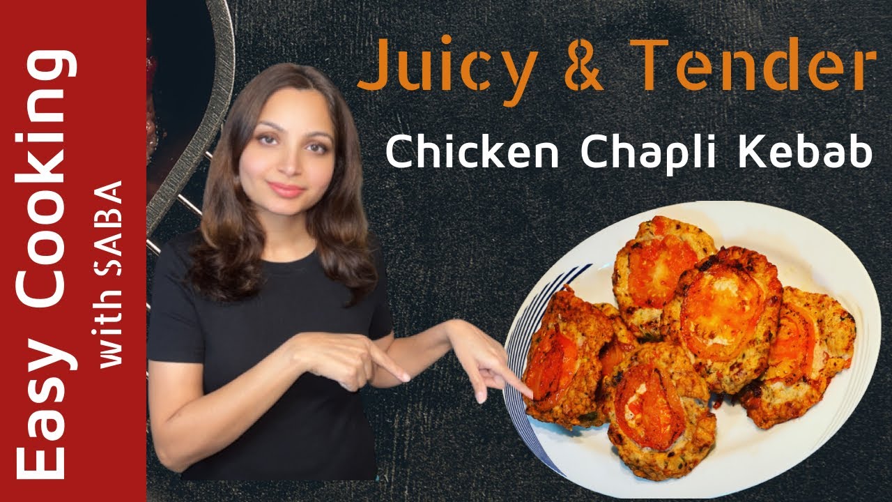 Chicken Chapli Kebab Recipe I Peshawari Chapli Kebab I Easy Cooking ...