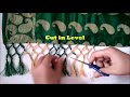 how to make double color saree kuchu at home long tessels full tutorial art with hhs