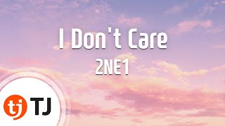 [TJ노래방] I Don't Care - 2NE1 / TJ Karaoke