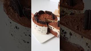 奧利奧巧克力芝士蛋糕 Oreo chocolate cheesecake 濃郁鬆軟越吃越開心的甜品 #cake #dessert #baking #teatime #recipe #美食教程 #食譜