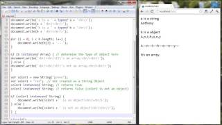 Javascript Tutorial 17 - Convert a String to Array, then back to String