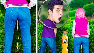 LUCKY VS UNLUCKY || DIY Crazy Pranks For Friends And Family! Fun Tricks! Rich VS Poor By 123GO! BOYS