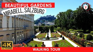 Salzburg Austria 🇦🇹  Mirabell Palace and Gardens (4k 60fps) #ExploreAustria