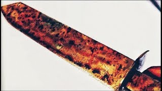 Restoration Rusty Sword -Restore old sword with method method handmade