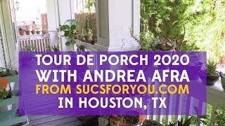 Tour de Porch 2020: A new succulent tour w/ Sucs for You!