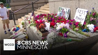 A memorial is growing outside the state Capitol for the lawmakers, spouses who were shot