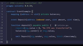 Using Events in Solidity + Code Examples