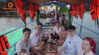 Ngắm hoàng hôn trên Phá Tam Giang - Huế cùng LongChun #phatamgiang #hue #review