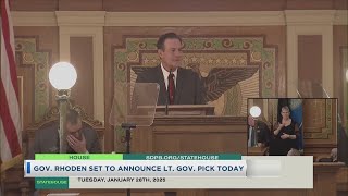 Gov. Rhoden Set To Announce LT. Gov. Pick Today