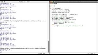 Creating a Maths quiz in Python Step 5