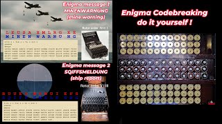Enigma Codebreaking with the Turing-Welchman Bombe - do it yourself!