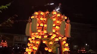 西条祭りH30喜多濱後夜祭（御殿前1)