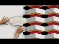 3D wall art painting design | 3D design for wall painting | modern 3d wall painting ideas