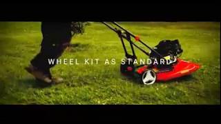 Cobra AirMow Petrol Hover Mower with Wheel Kit