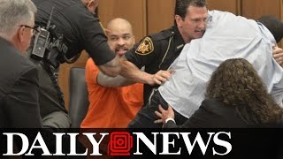Victim’s father lunges at serial killer in courtroom during Ohio murderer's sentencing