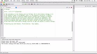5.14. (Part 3) Kinetic Energy - Python