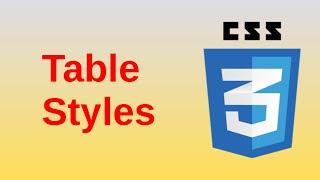 Table styles with border conflict resolution - Basic CSS3 Fast