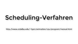 Java applet CPU Scheduling Algorithm Animations