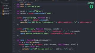 Developing a Node UDP Peer Framework