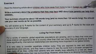 IGCSE 0510 Summary Writing Process