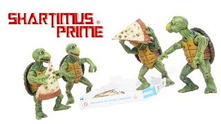 TMNT 1990 Movie Baby Turtles Accessory Set NECA Toys Action Figure Review
