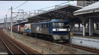 JR貨物73レEF210 168桃太郎2017年3月14日岡山駅