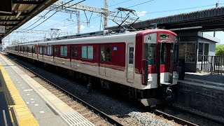 【機器更新済のA更新車】近鉄6400系Mi05編成+6407系Mi12編成 道明寺発車