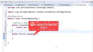 Spring Java Code Container Configuration Part 1 - Setter Injection