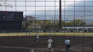 第148回九州地区高校野球鹿児島県予選決勝ハイライト　4月4日　鹿児島実業対鹿屋中央　平和リース球場（鹿児島県立鴨池野球場）