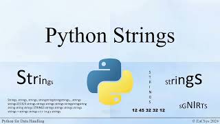 Python Strings and Methods
