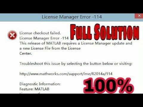 MATLAB - License Checkout Failed - R2014a- Full Solution - |Fixed| MATLAB - License Checkout Failed - R2014a- Full Solution - |Fixed|