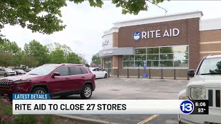 Rite Aid to close 27 stores amid federal bankruptcy case