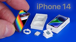DIY Miniature iPhone 14 pro 2022 unboxing | How to Make for DollHouse