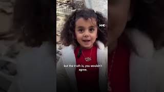 Palestinian child addresses Trump over his plan to 'take over' Gaza