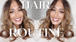 VLOGMAS DAY 8 -  GORGEOUS HAIR BY CHRISTMAS - Current Hair Routine | AMBARINA | Beauty Passionista