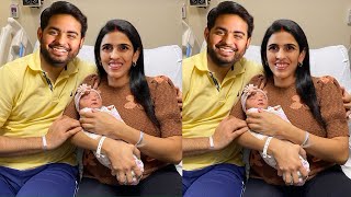 Mukesh Ambani's Son Akash Ambani's First look with his Baby Veda with Shloka Blessed with A Girl