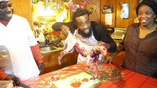 Cooking Homemade Racoon! South Style With Chef O Nasty And My Family! Hoilday Special