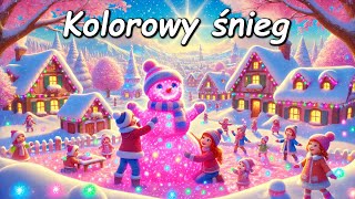 ❄️ Kolorowy śnieg - Zimowy audiobook - Bajka do słuchania na dobranoc🎧