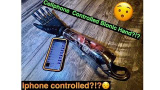 Amputee Taska Hand Review: Part 2 Iphone Controlled Bionic Hand?!?