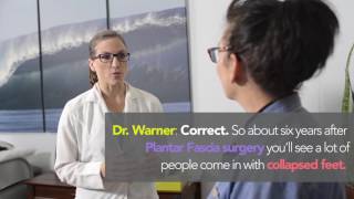 Risks Associated with Plantar Fasciitis Surgery - Orthopedic Surgeon, Dr. Meredith Warner, on