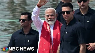 India Prime Minister Narendra Modi close to third term in historically large Indian election