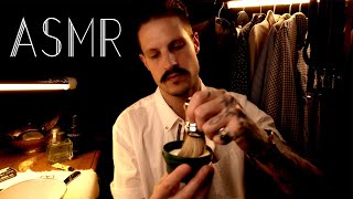 [ASMR] Bespoke Shave & Tailor Suit Fitting | Soft Spoken | Roleplay