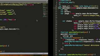 PHP Specials - Google Map API integration to choose address