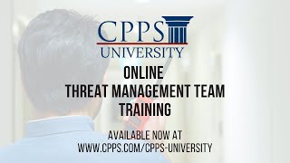 Threat Management Team eLearning with CPPS