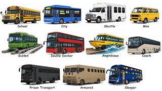 Every type of Bus explained in just 7 minutes