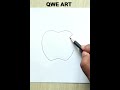 apple logo drawing shorts